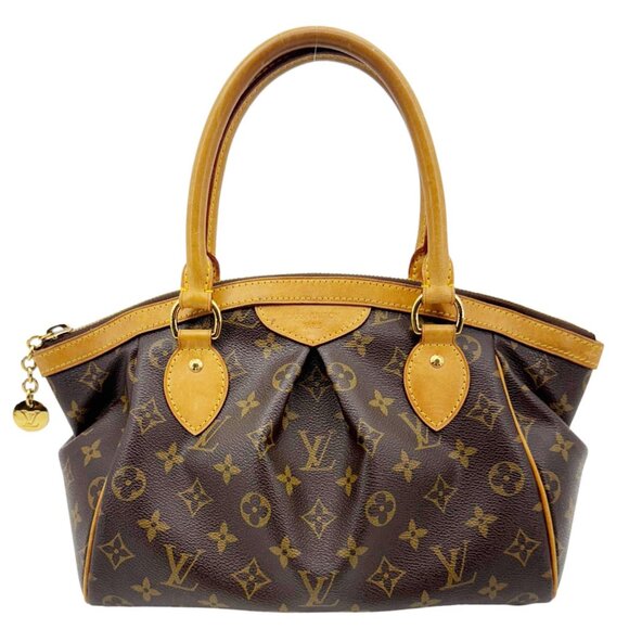 Louis Vuitton  Tivoli PM Monogram Canvas Satchel Bag Brown - Picture 3 of 13